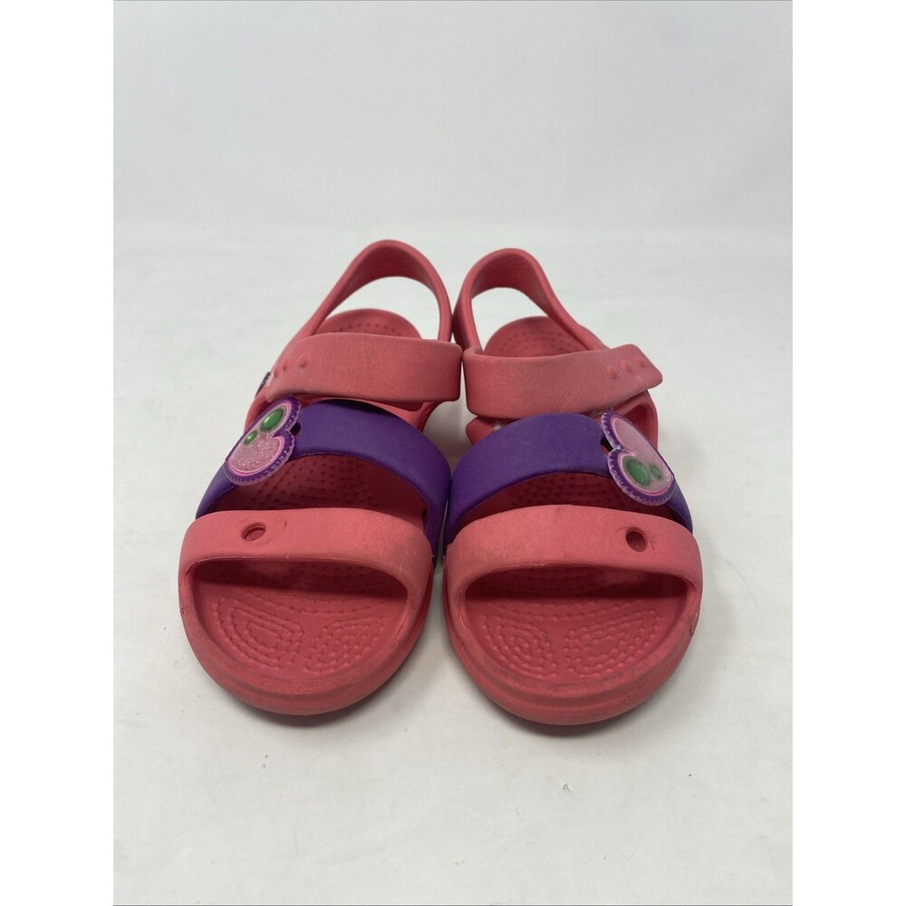Crocs Bayaband Sandals Girls Size 11y Pink